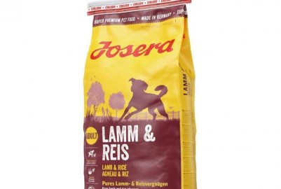 Josera Lamb & Rice sausā barība suņiem ar jēru un rīsiem 15kg