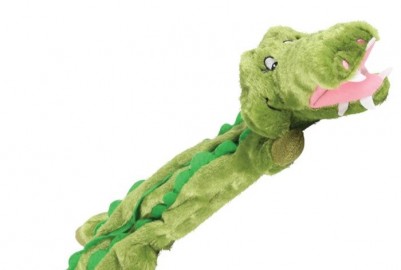 Mīkstā rotaļlieta sunim Wild Crinkler - Alligator
