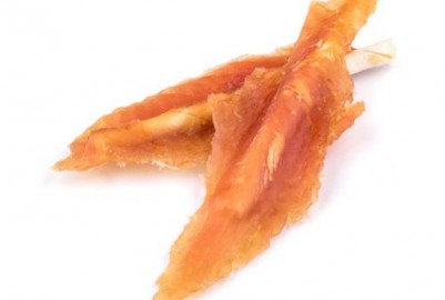 Beef skin with chicken