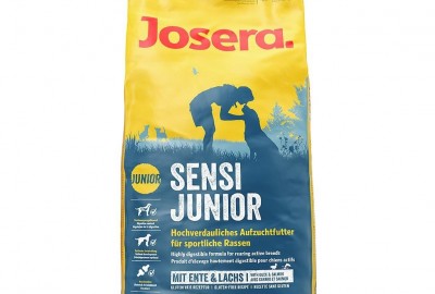 Josera Sensi Junior сухой корм для щенков с чувствительным пищеварением с уткой и лососем 15kg