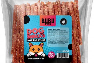 Палочки из утиного мяса с рисом 500g PS0031