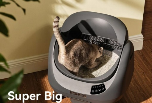 CAT LITTER BOX OPEN-X/GREY CL-CH-01 GR CATLINK