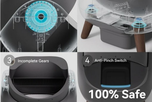 CAT LITTER BOX OPEN-X/GREY CL-CH-01 GR CATLINK